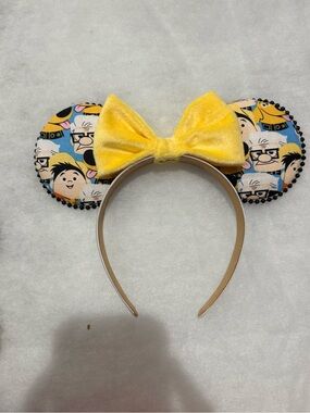 Disney Pixar Lemon Yellow Bow Mouse Ears Headband